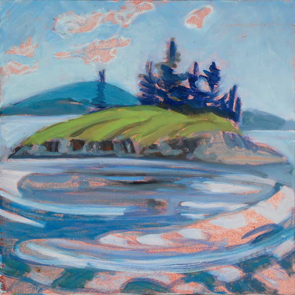 Bald Island - 20w x 20h Oil on Canvas