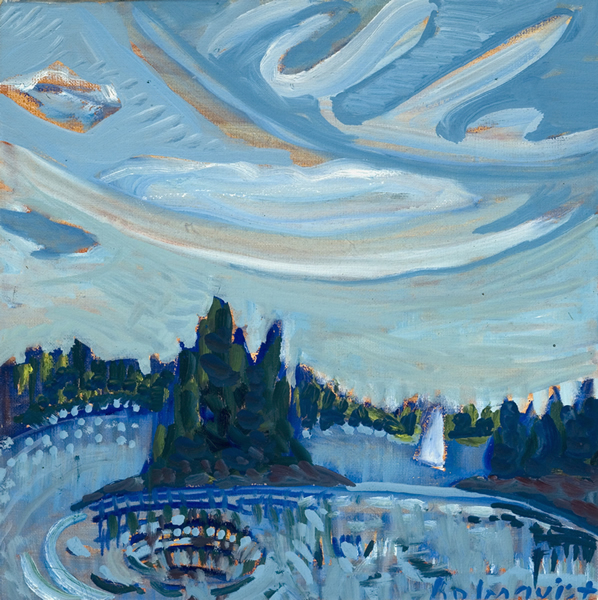 Gilkey's Harbor - 12w x 12h Oil on Canvas SOLD!