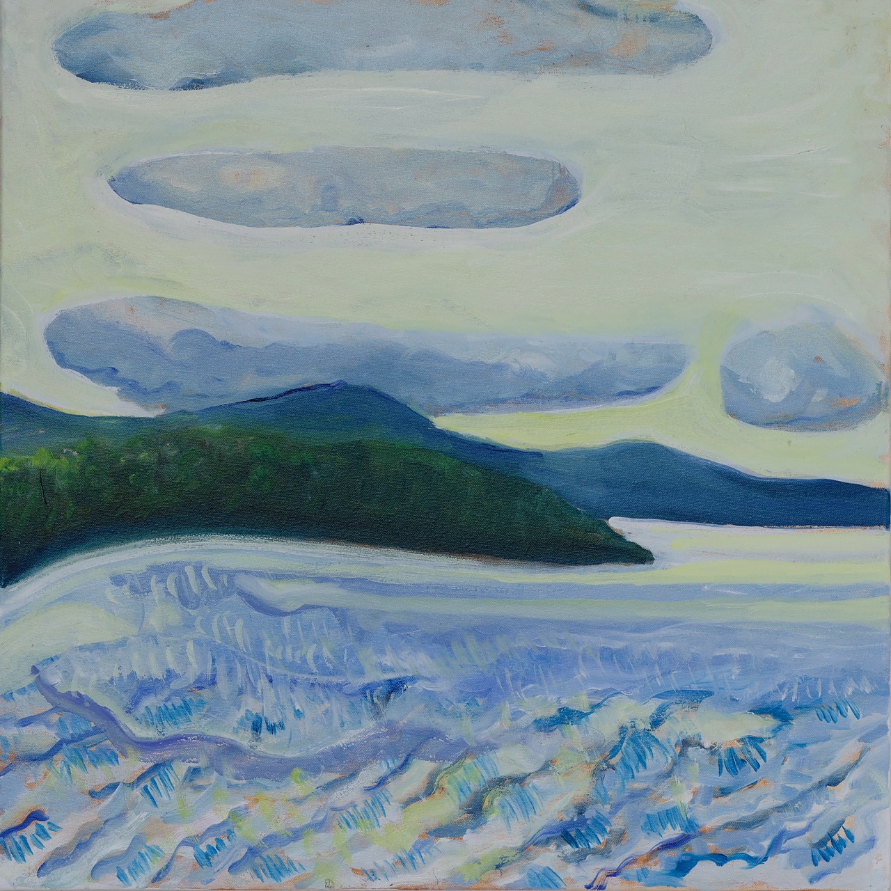 Lenticular Clouds 24 in x 24 in 2023