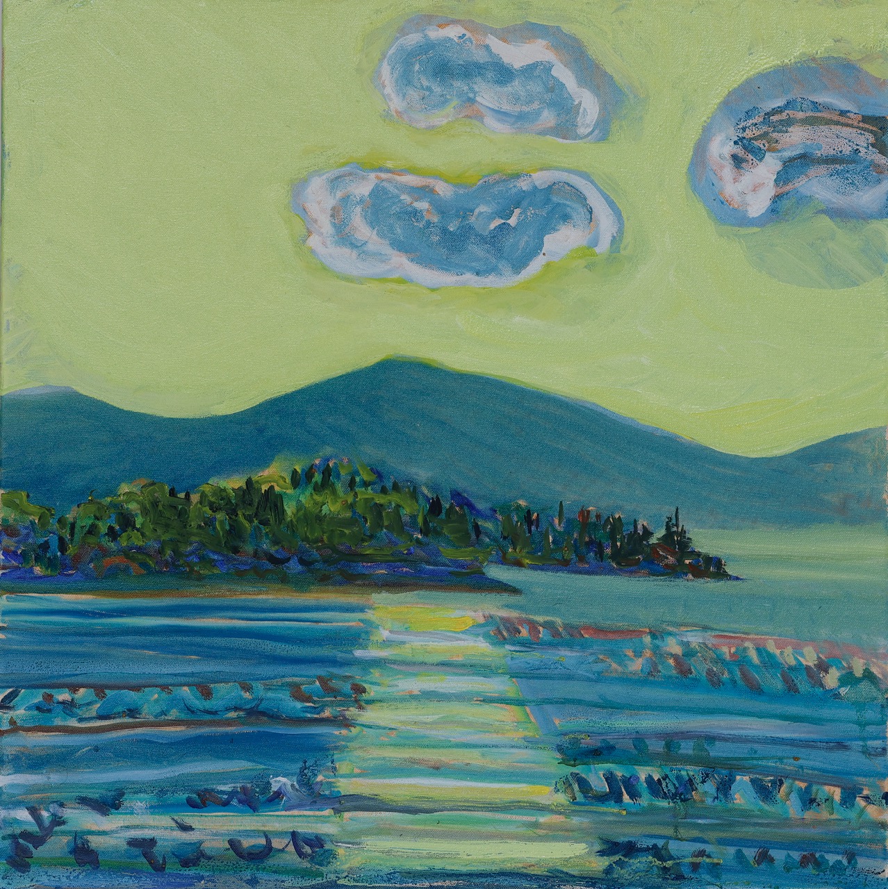 Sun Trail 24 in x 24 in 2023 - SOLD!
