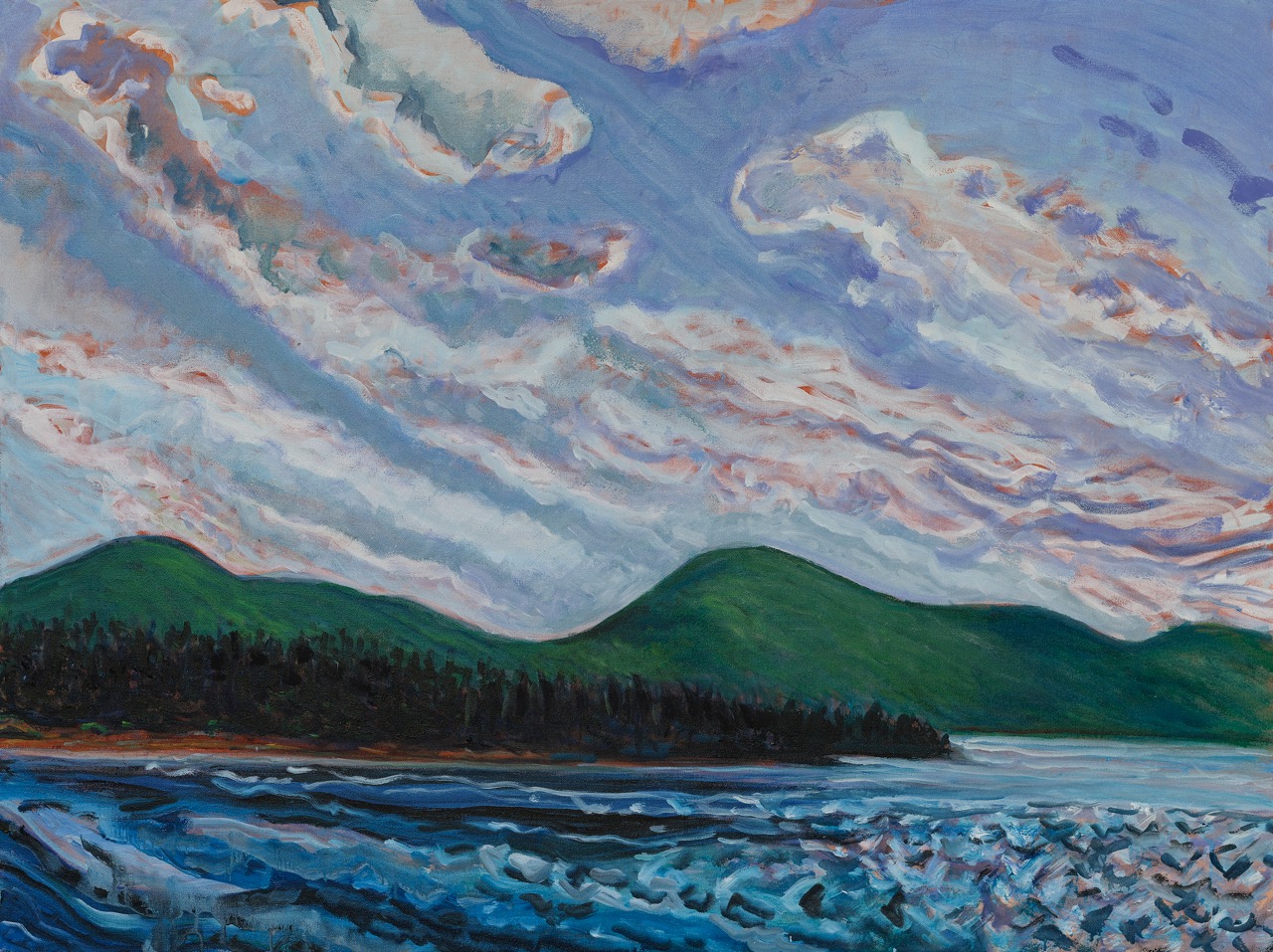 Weather from the North 36 in x 48 in 2022 - SOLD!