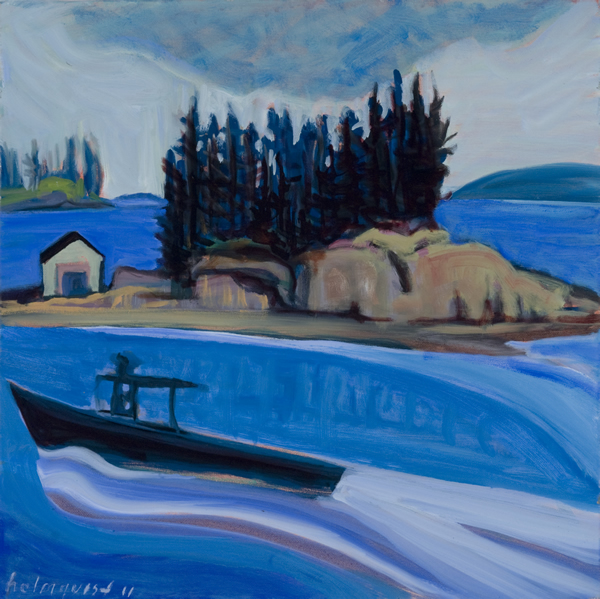 Widow Island - 18w x 18h Oil on Canvas