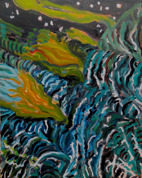 Moon Tide, Southwest Wind 24w x 30h