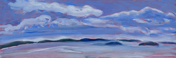 Weather over the East Bay 30W x 10H SOLD!
