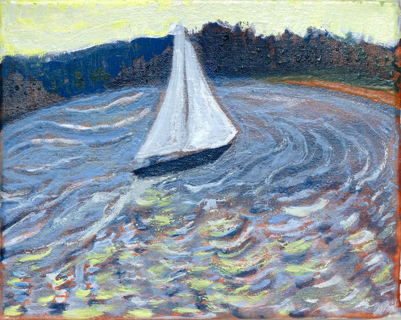 Boat 8 in x 10 in 2026