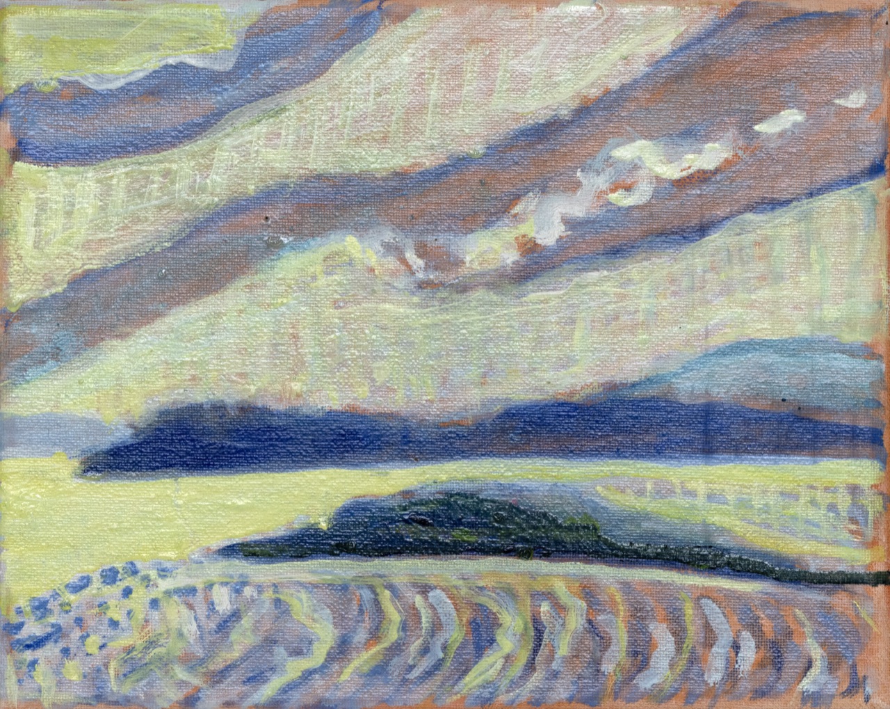 Pink n Blue 8 in x 10 in 2026