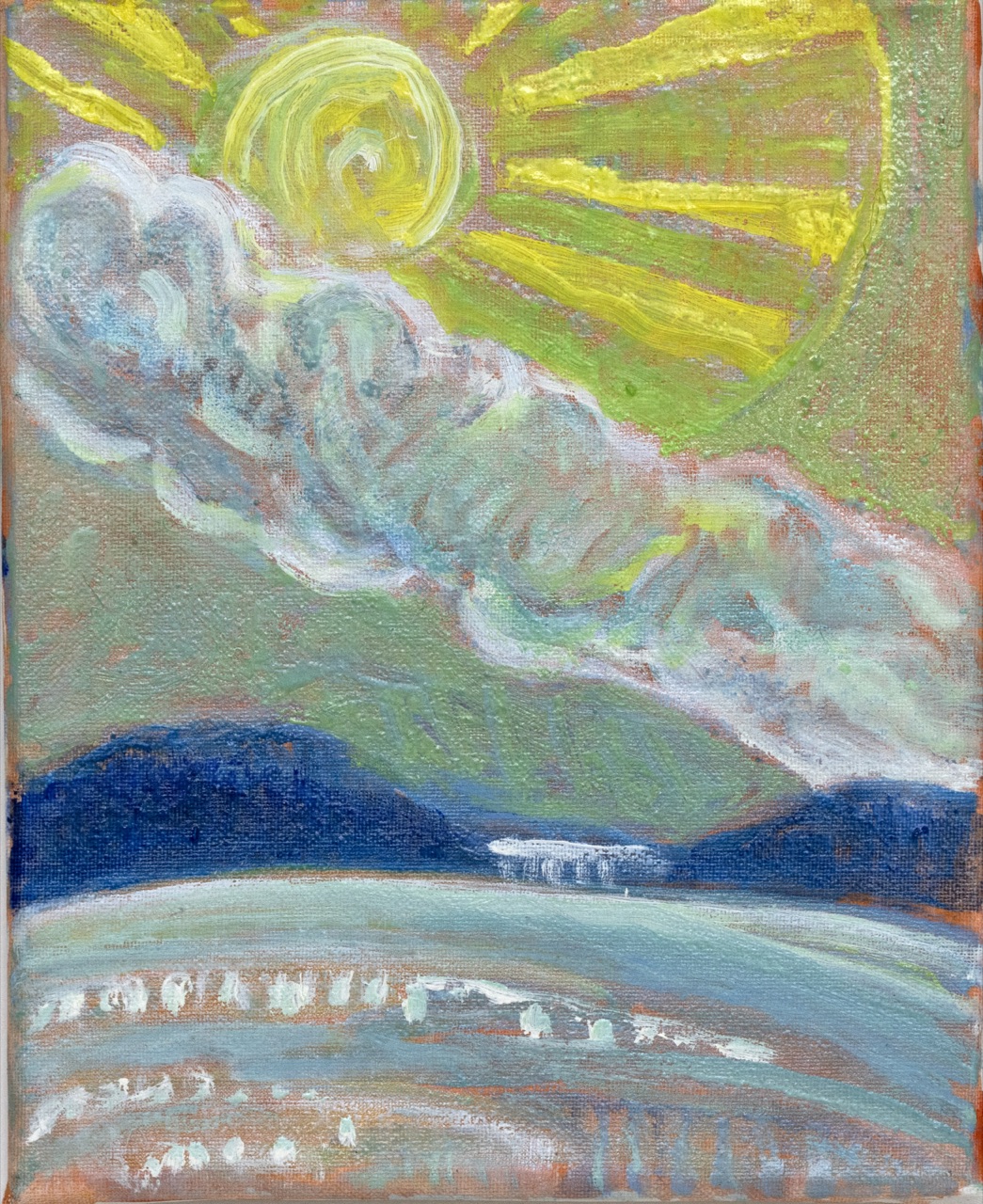 Yellow Sky 10 in x 8 in 2026