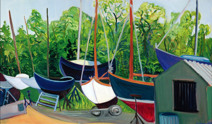 Haliards Fingle Fangle - 68w x 40h Oil on Linen