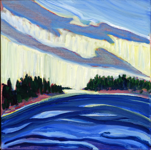 Passage II - 12w x 12h Oil on Canvas