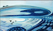 Pelagic - 68w x 40h Oil on Linen